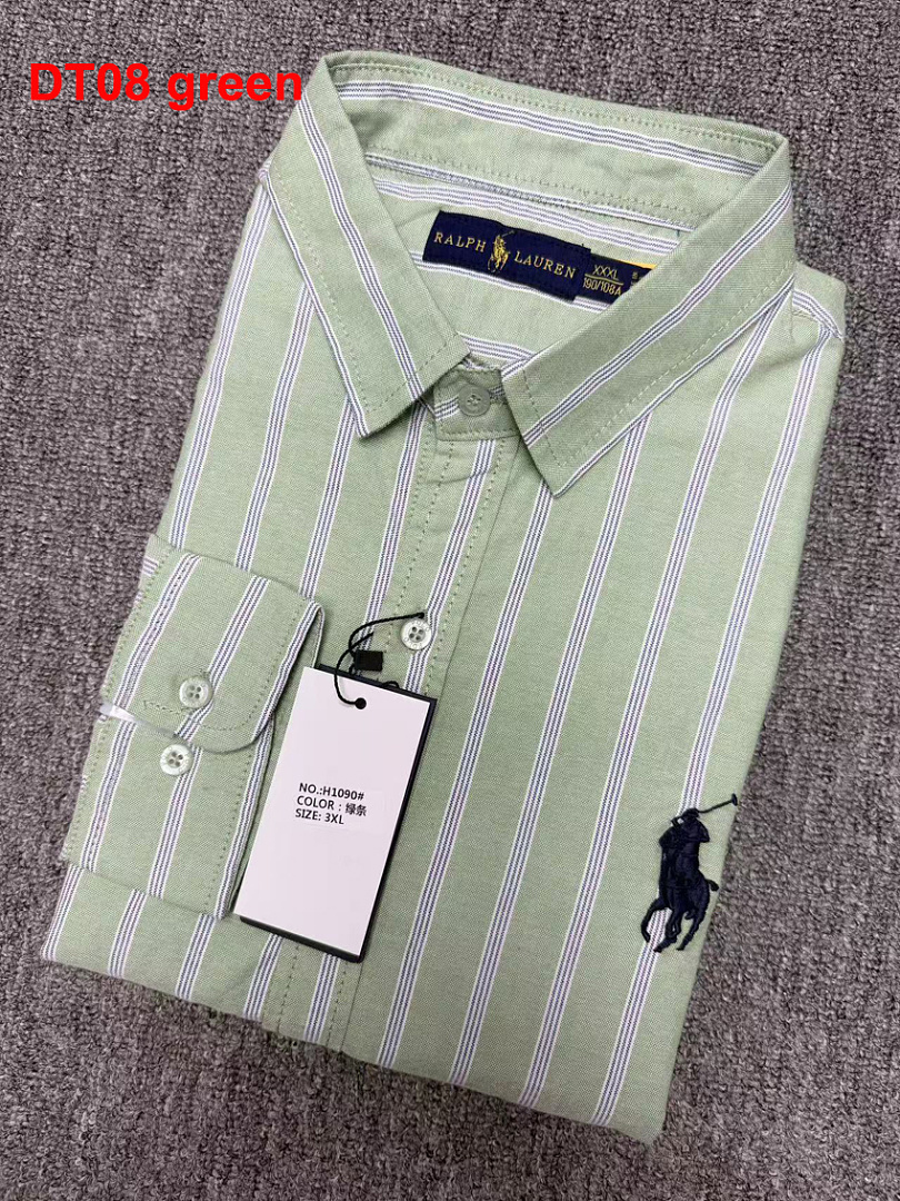 Ralph Lauren Classic Fit Stripe Cotton Broadcloth · A3158 — תמונה 3