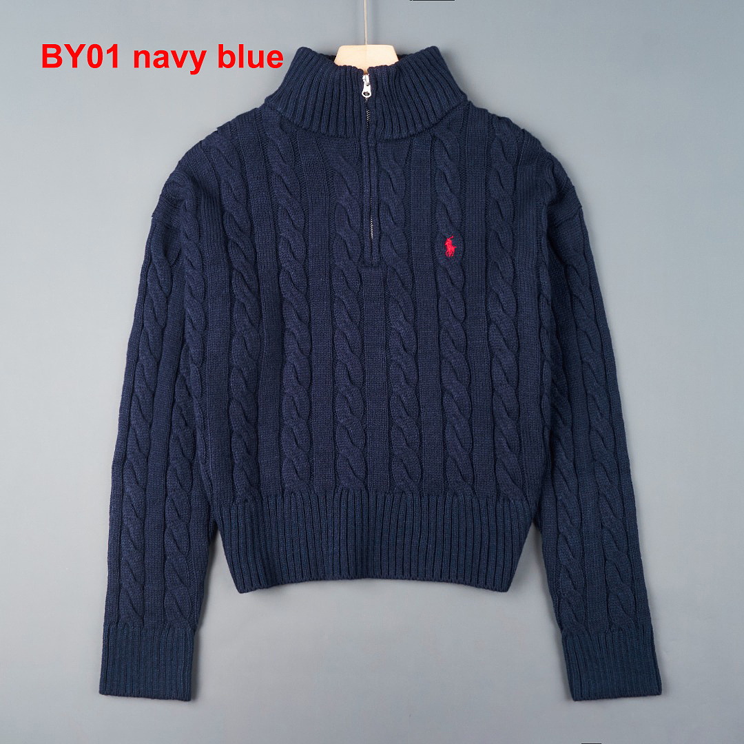 Ralph Lauren Cable Knit Quarter Zip Pullover · A3425 — תמונה 21