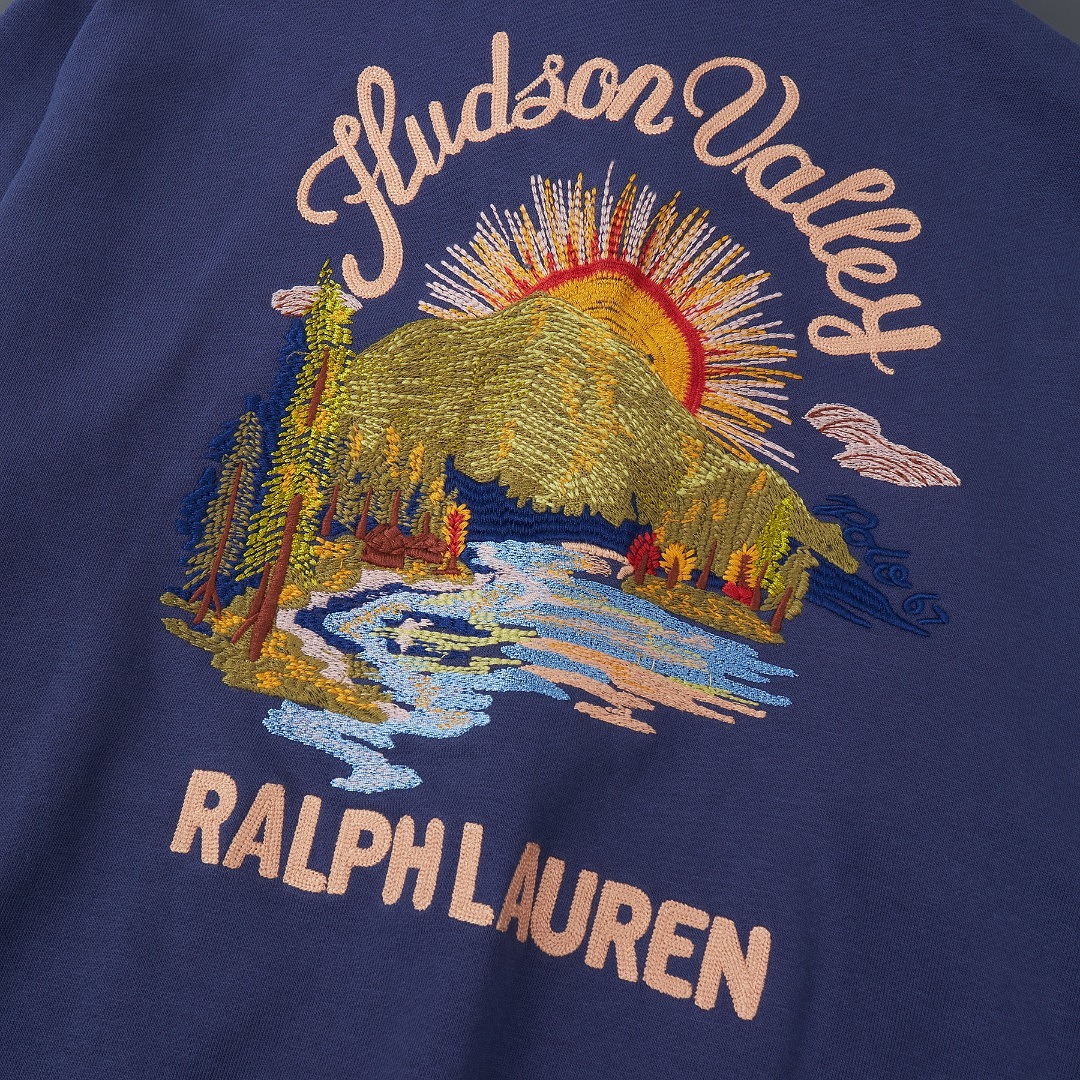 Polo Ralph Lauren Logo Fleece Bomber Jacket · A3449 — תמונה 7