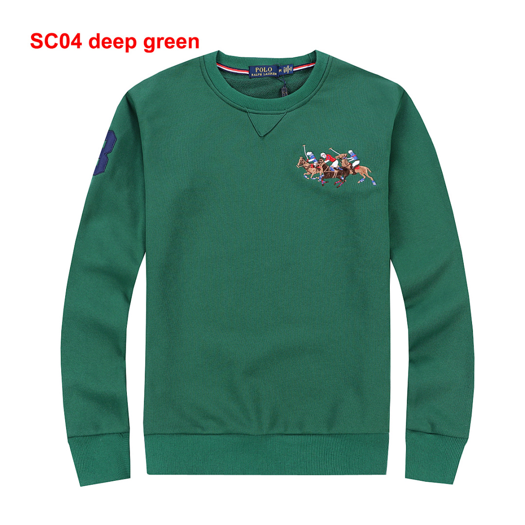 Ralph Lauren Triple-Pony Fleece Sweatshirt · A2521
