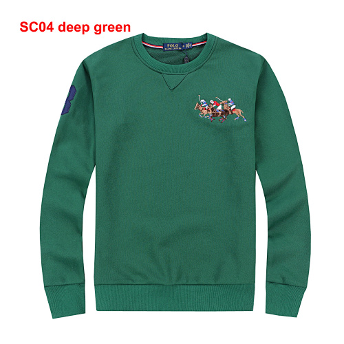 Ralph Lauren Triple-Pony Fleece Sweatshirt · A2521