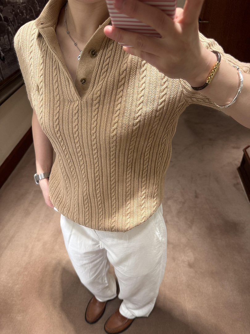 Polo Ralph Lauren Featherweight Cable Knit · A3073 — תמונה 11
