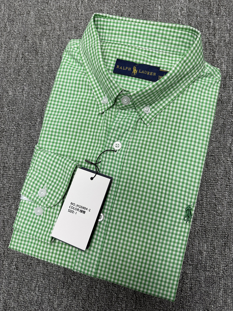 Ralph Lauren Gingham Stretch Poplin Shirt · A3196 — תמונה 24