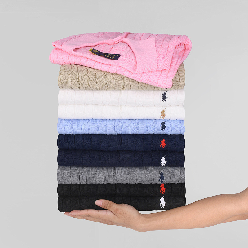 Ralph Lauren Cable-Knit Cotton Polo Sweater · A2569 — תמונה 50