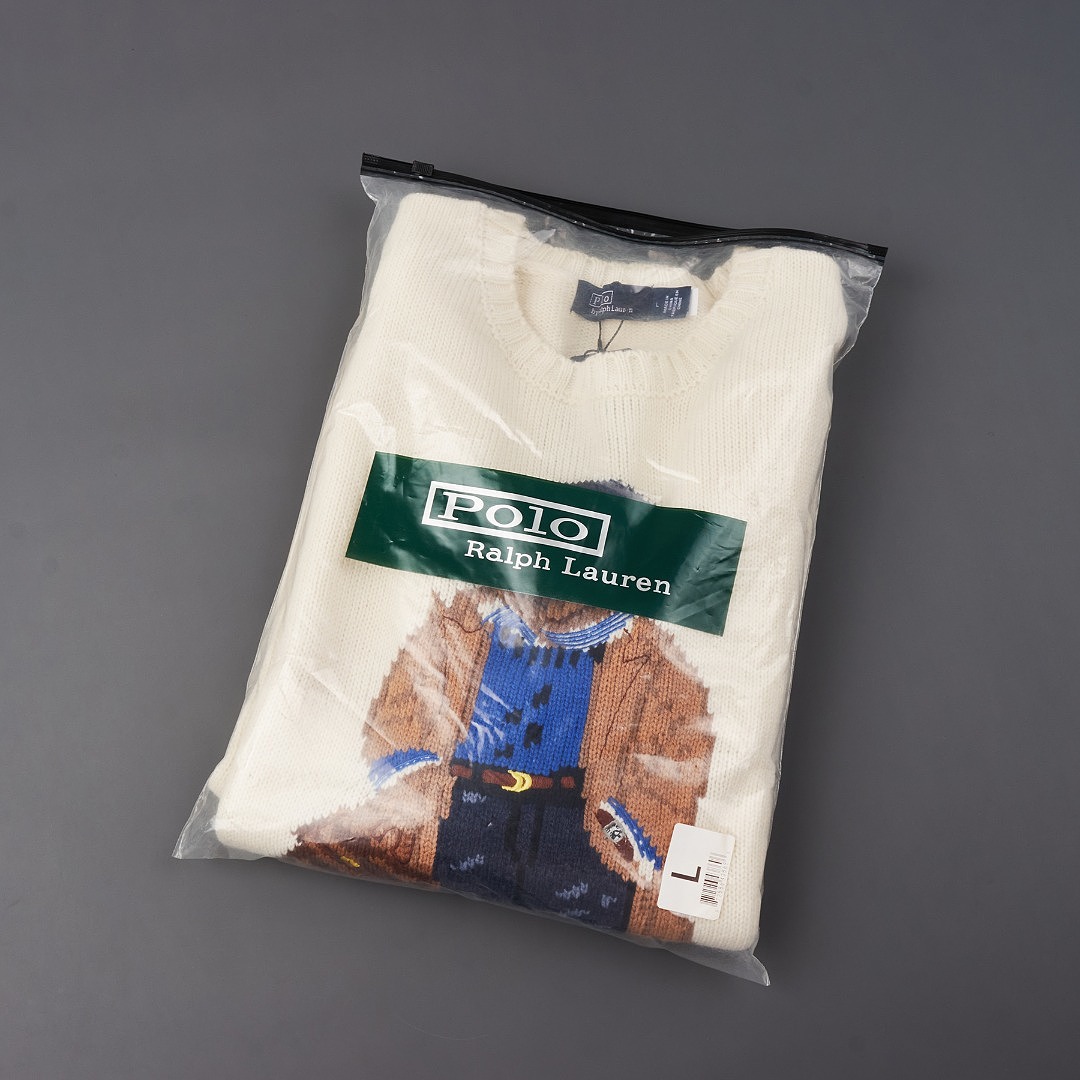 Ralph Lauren Polo Bear Cotton Crewneck Sweater · A3378 — תמונה 15