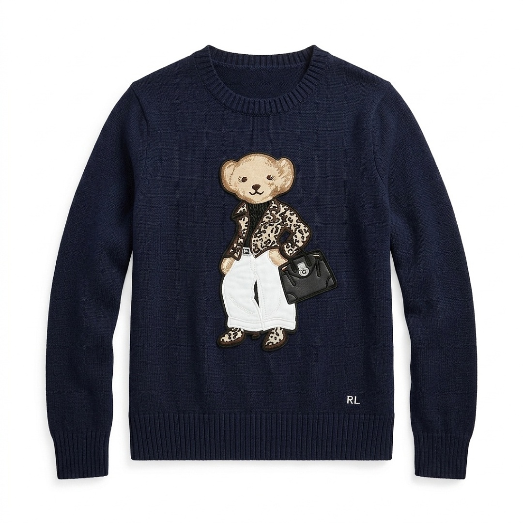 Ralph Lauren Polo Bear Cotton Crewneck Sweater · A3396 — תמונה 21