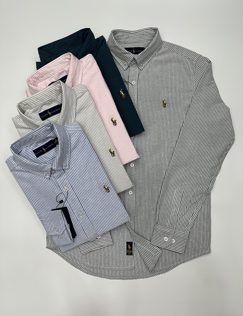 Ralph Lauren Classic Fit Striped Oxford Shirt · A1989 — תמונה 24