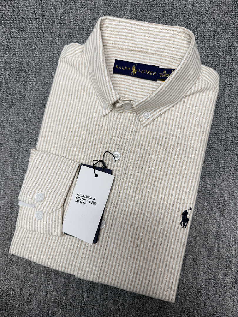 Ralph Lauren Striped Oxford Shirt · A3172 — תמונה 26