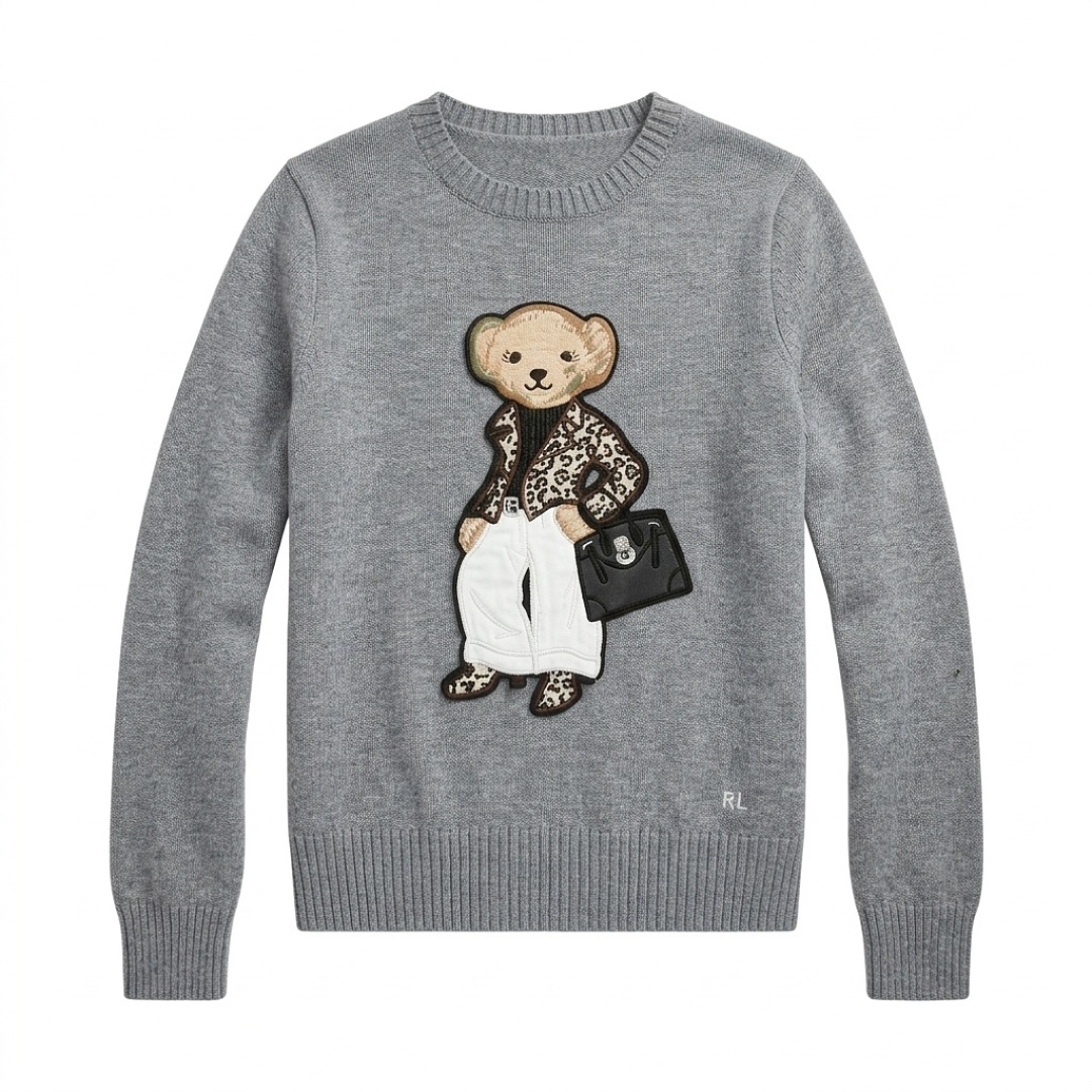 Ralph Lauren Polo Bear Cotton Crewneck Sweater · A3396 — תמונה 22