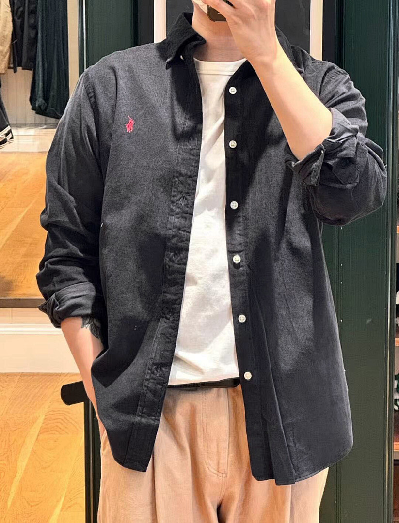 Polo Ralph Lauren Corduroy Long-Sleeve Collared Shirt · A2496 — תמונה 31
