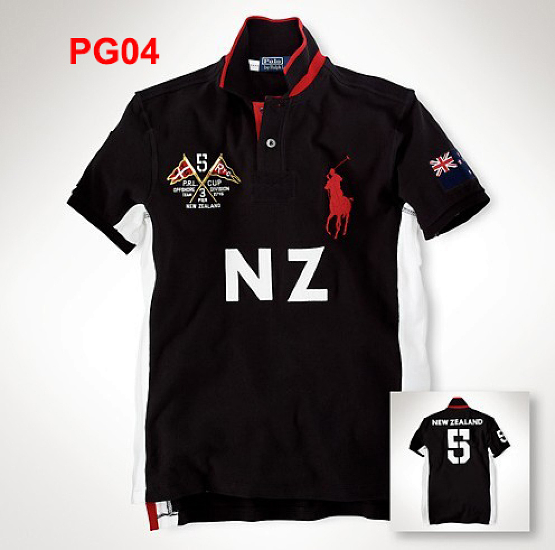 Ralph Lauren Mexico Color Block Pique Polo · A2437 — תמונה 14