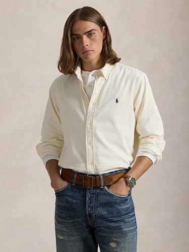 Polo Ralph Lauren Corduroy Long-Sleeve Collared Shirt · A2496