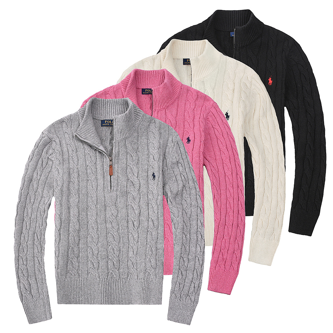A2161 Rauph Lauren women sweater open collar — תמונה 40