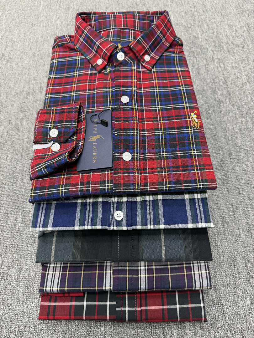 Ralph Lauren Classic Fit Plaid Oxford Shirt · A3248 — תמונה 25