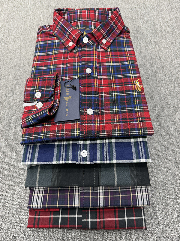 Ralph Lauren Classic Fit Plaid Oxford Shirt · A3248 — תמונה 26
