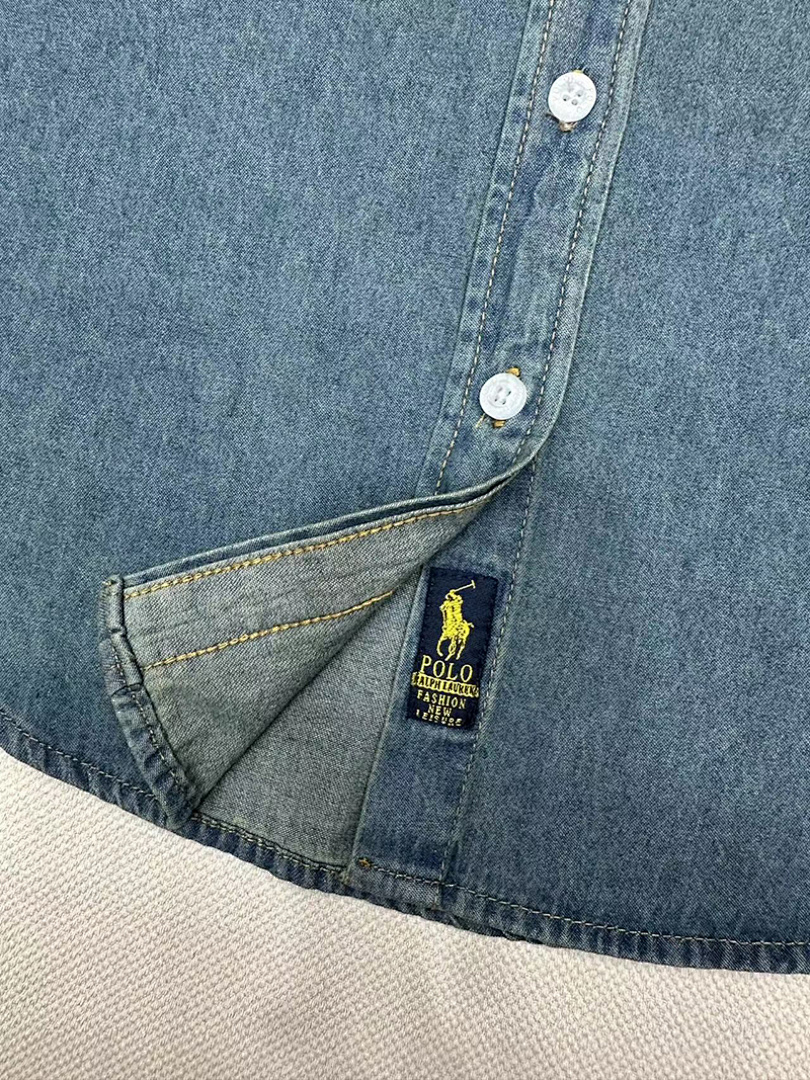 Polo Ralph Lauren Denim Long Sleeve Button Down · A1623 — תמונה 5