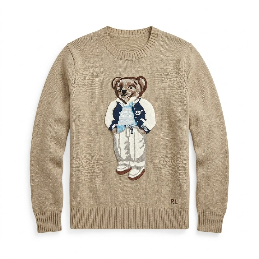 Ralph Lauren Polo Bear Cotton Crewneck Sweater · A3396 — תמונה 33