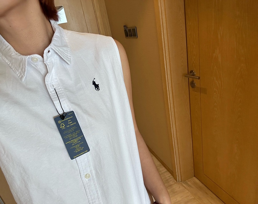 Ralph Lauren Sleeveless Oxford Shirt · A2259 — תמונה 23