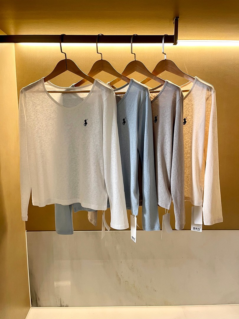 Ralph Lauren Shrunken Fit Jersey Long-Sleeve Tee · A3136 — תמונה 67