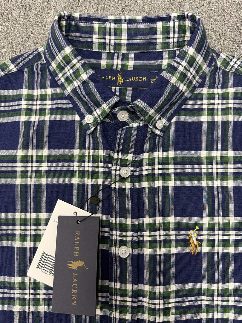 Ralph Lauren Classic Fit Plaid Oxford Shirt · A3248 — תמונה 15