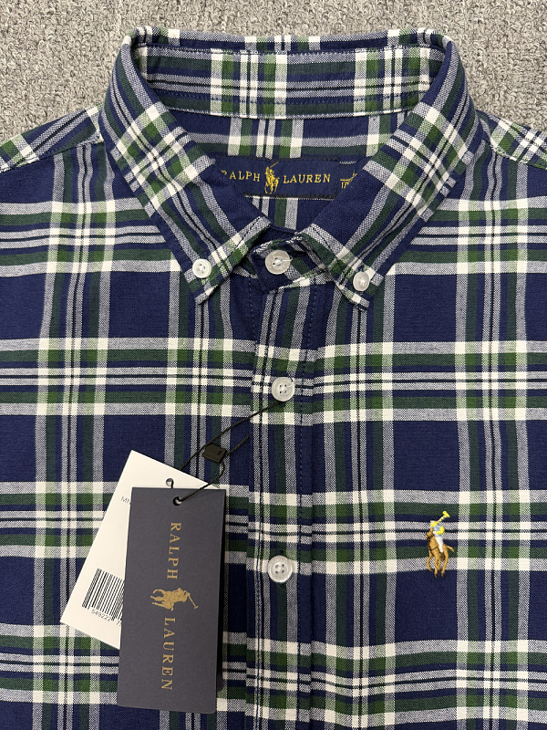 Ralph Lauren Classic Fit Plaid Oxford Shirt · A3248 — תמונה 16