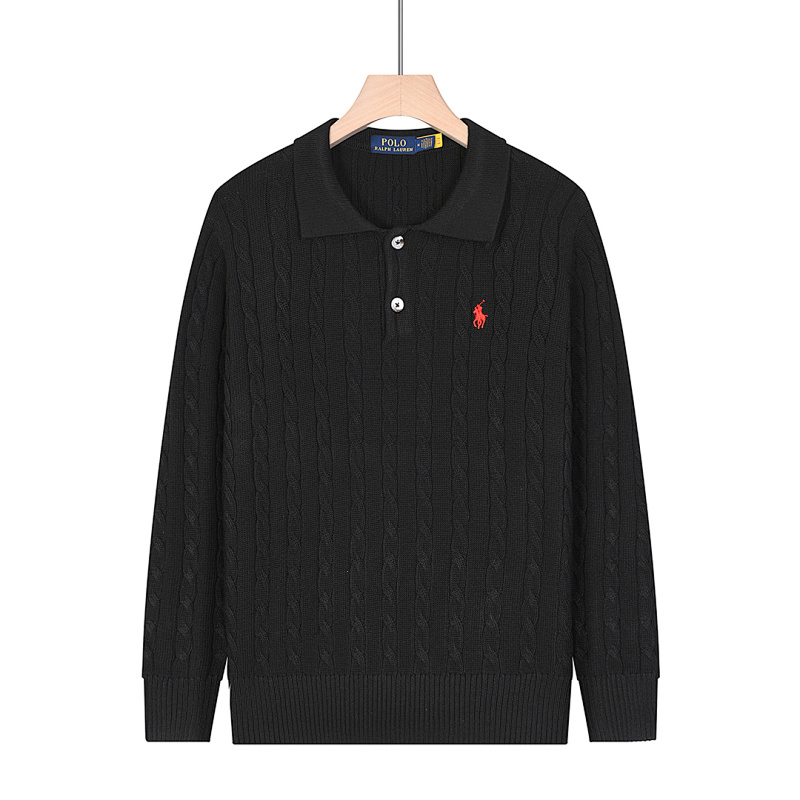 Ralph Lauren Cable-Knit Cotton Polo Sweater · A2569 — תמונה 15