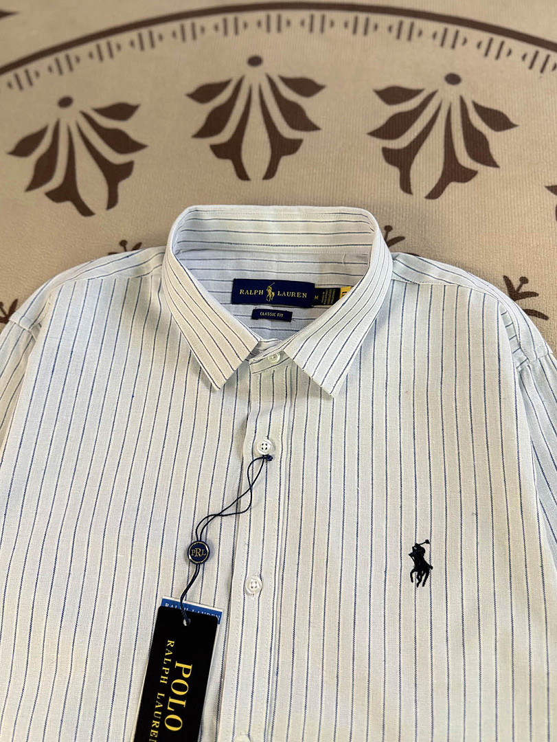 Ralph Lauren Classic Fit Striped Linen Shirt · A3124 — תמונה 15