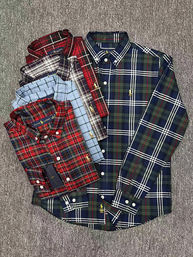 Ralph Lauren Classic Fit Plaid Flannel Shirt · A2640 — תמונה 41