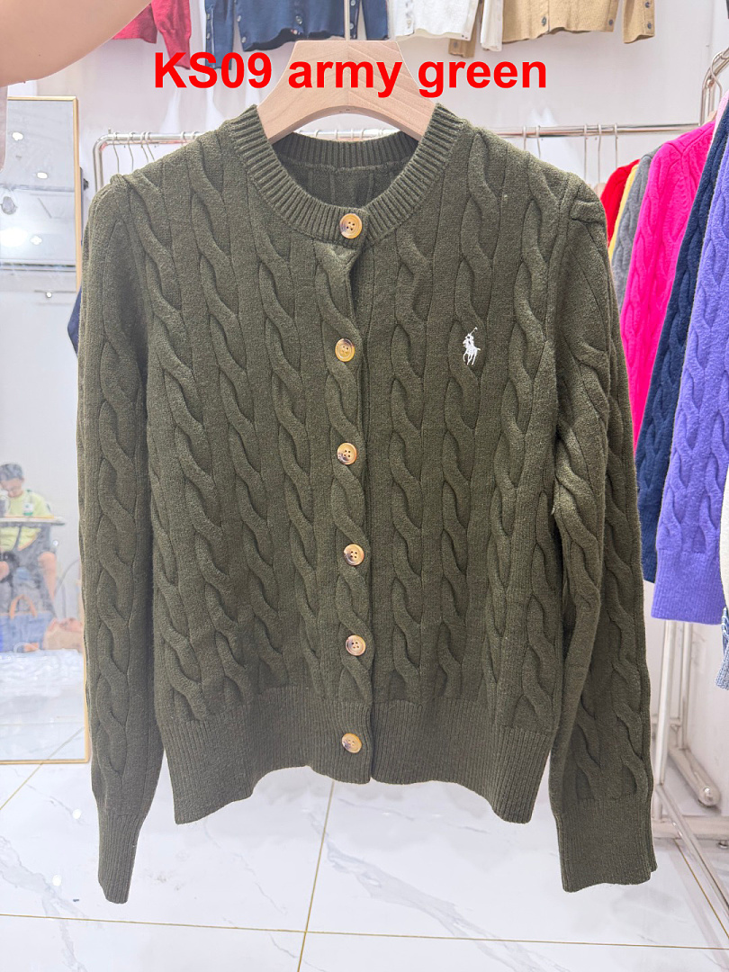 Ralph Lauren Cable-Knit Wool-Cashmere Cardigan · A3364 — תמונה 21