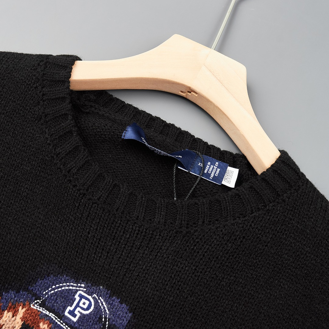 Ralph Lauren Polo Bear Cotton Crewneck Sweater · A3378 — תמונה 14