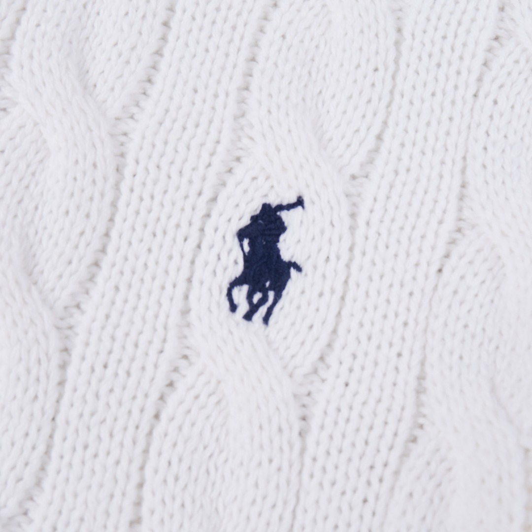 Polo Ralph Lauren Cable Knit Cotton Crewneck Cardigan · A3429 — תמונה 10