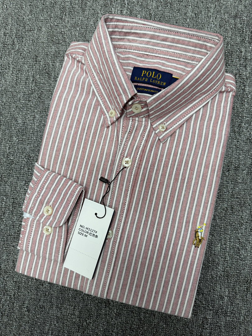 Ralph Lauren Striped Oxford Shirt · A3439 — תמונה 17