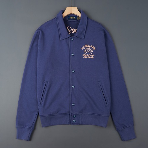 Polo Ralph Lauren Logo Fleece Bomber Jacket · A3449