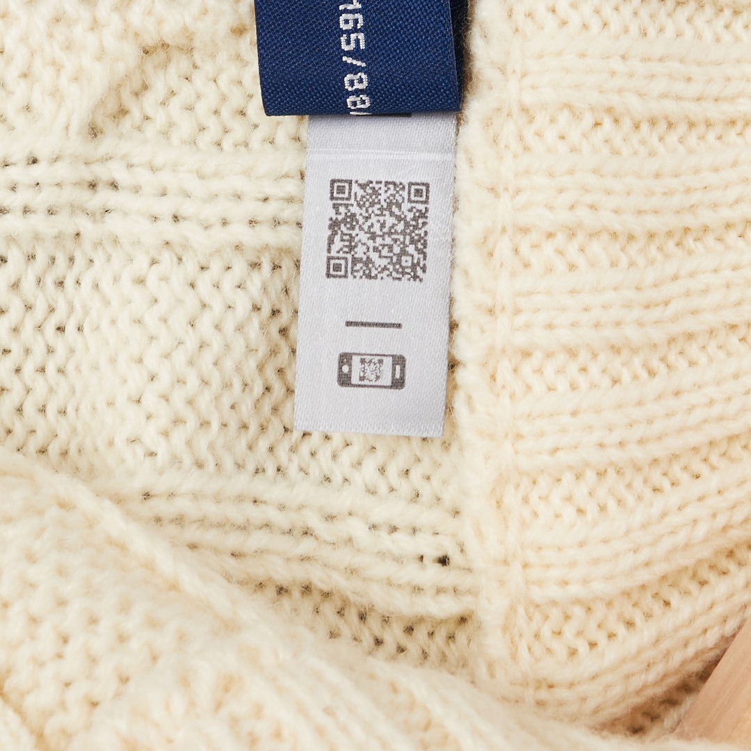Ralph Lauren Cable Knit Quarter Zip Pullover · A3425 — תמונה 9