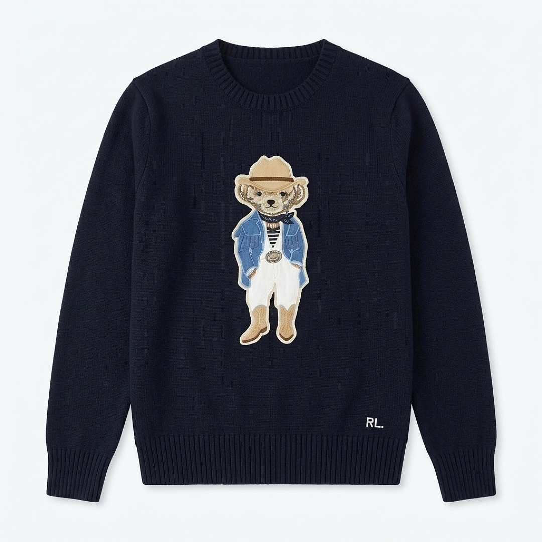 Ralph Lauren Polo Bear Cotton Crewneck Sweater · A3396 — תמונה 54