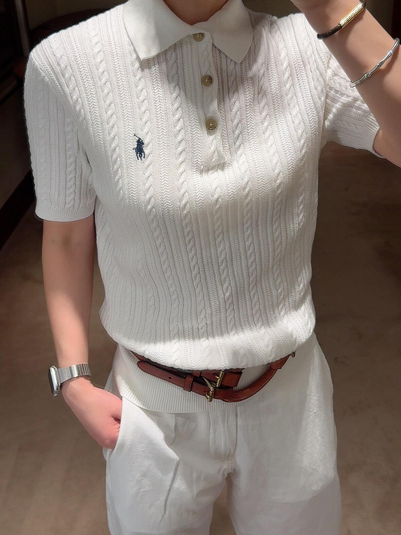 Polo Ralph Lauren Featherweight Cable Knit · A3073 — תמונה 9