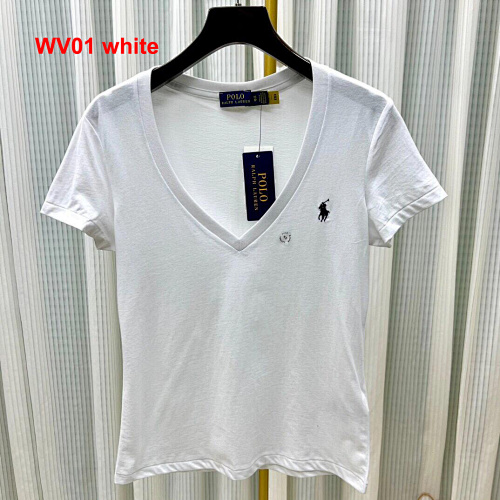 Ralph Lauren Cotton Jersey V-Neck Tee · A2187