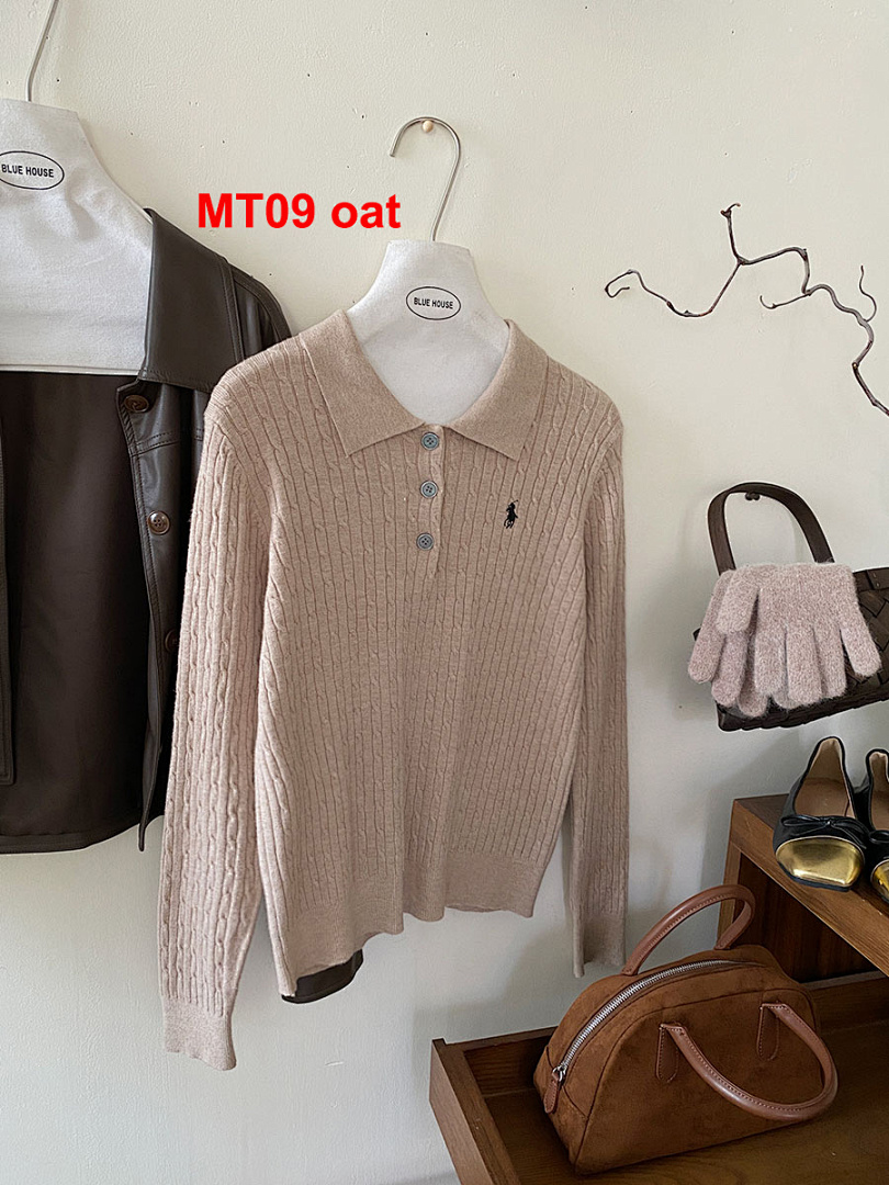 Ralph Lauren Cable-Knit Polo Sweater · A2356 — תמונה 10