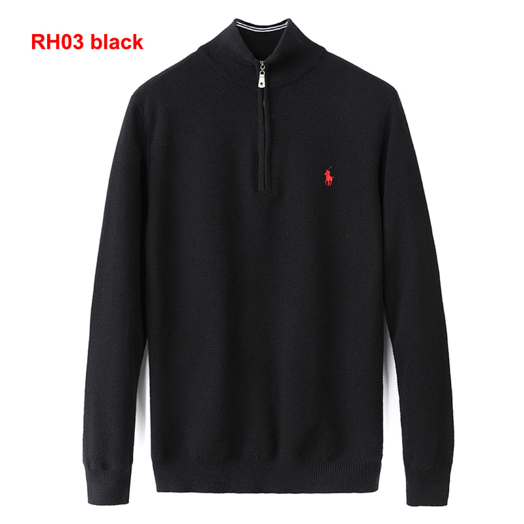 Ralph Lauren Mesh Knit Cotton Quarter-Zip Sweater · A528 — תמונה 4