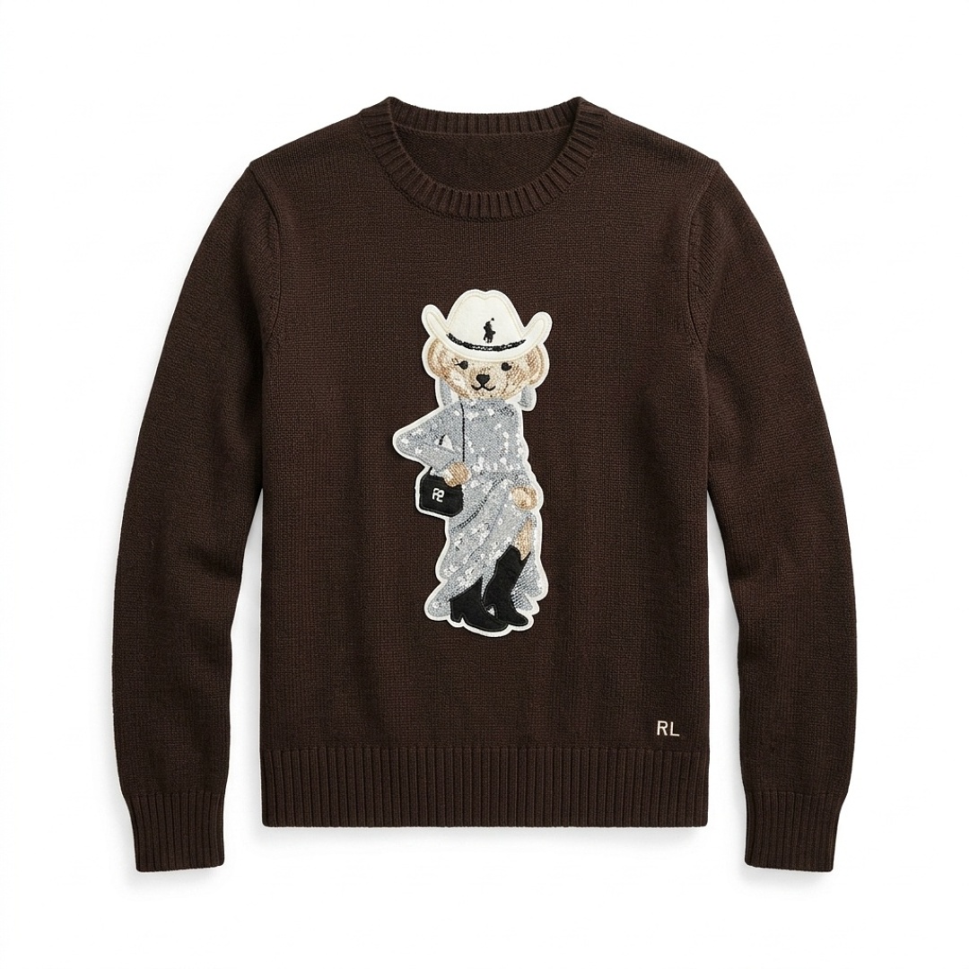 Ralph Lauren Polo Bear Cotton Crewneck Sweater · A3396 — תמונה 45