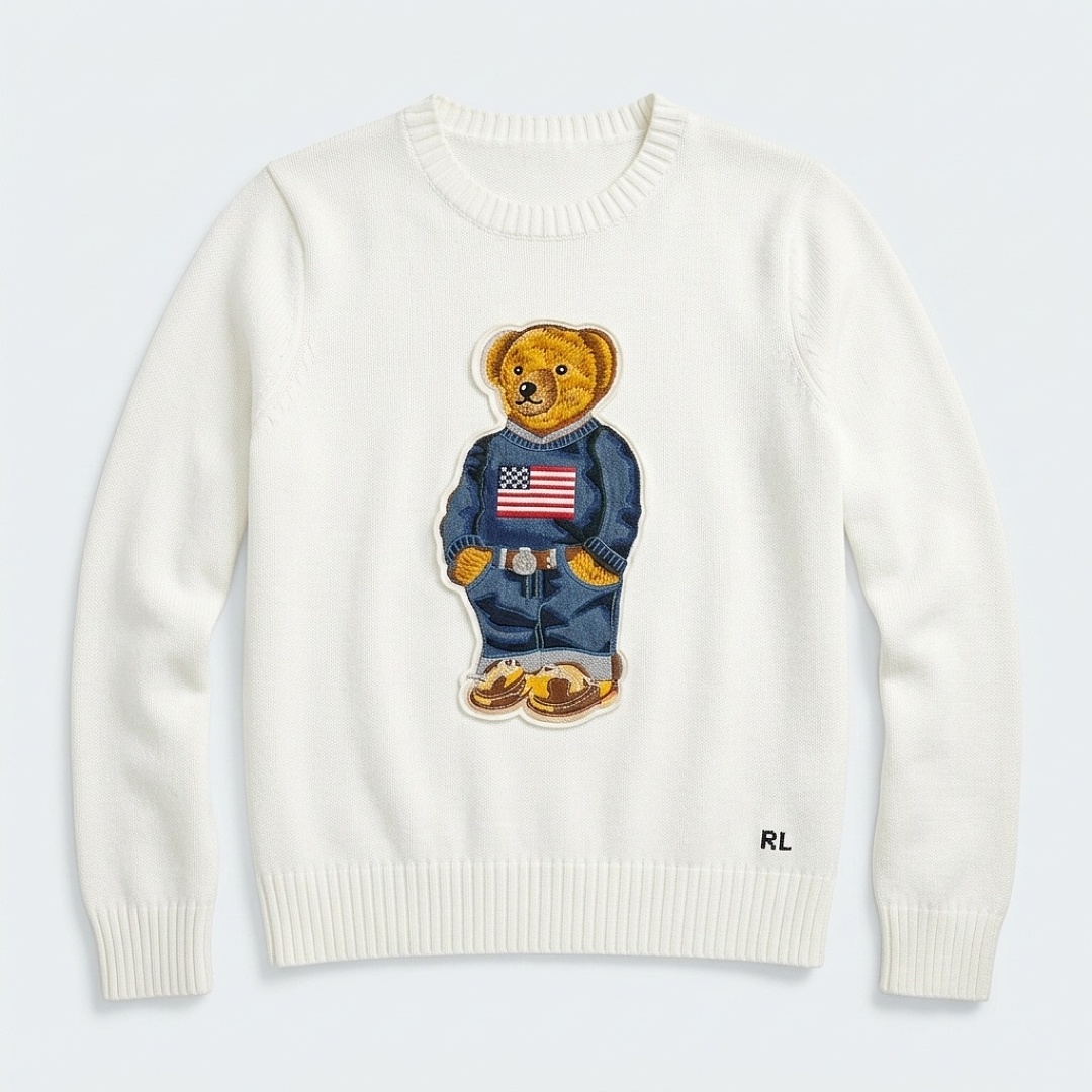 Ralph Lauren Polo Bear Cotton Crewneck Sweater · A3396 — תמונה 31