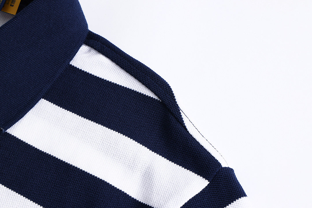 Ralph Lauren Classic Fit Striped Mesh Polo · A2375 — תמונה 13