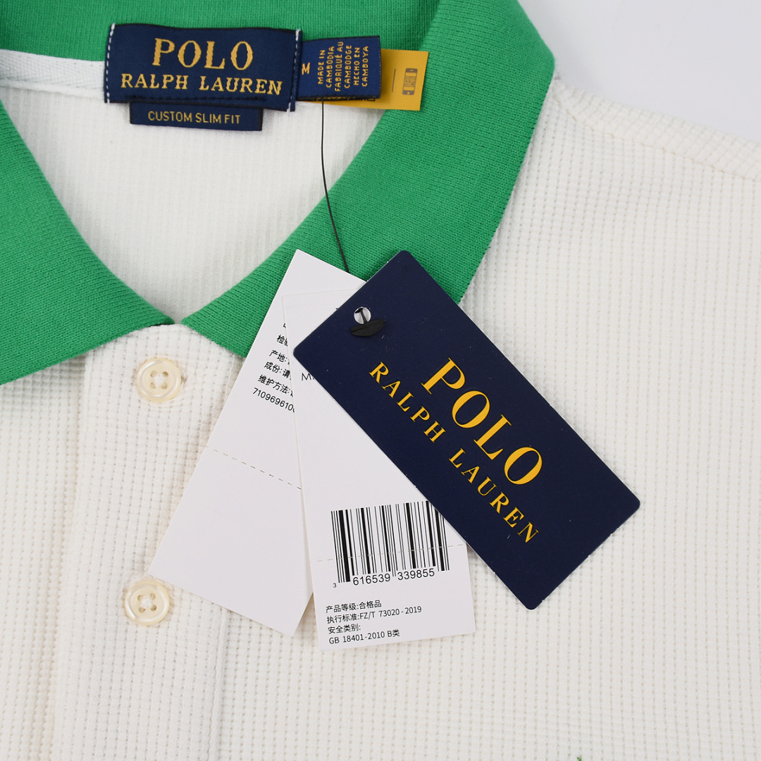 Ralph Lauren Custom Slim Fit Mesh Polo · A3089 — תמונה 17