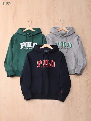 Polo Ralph Lauren RL Fleece Plaid-Logo Hoodie · A2108