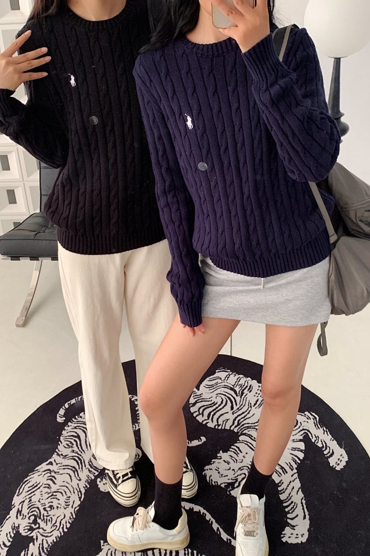Polo Ralph Lauren Julianna Cable Knit Sweater · A2907 — תמונה 25