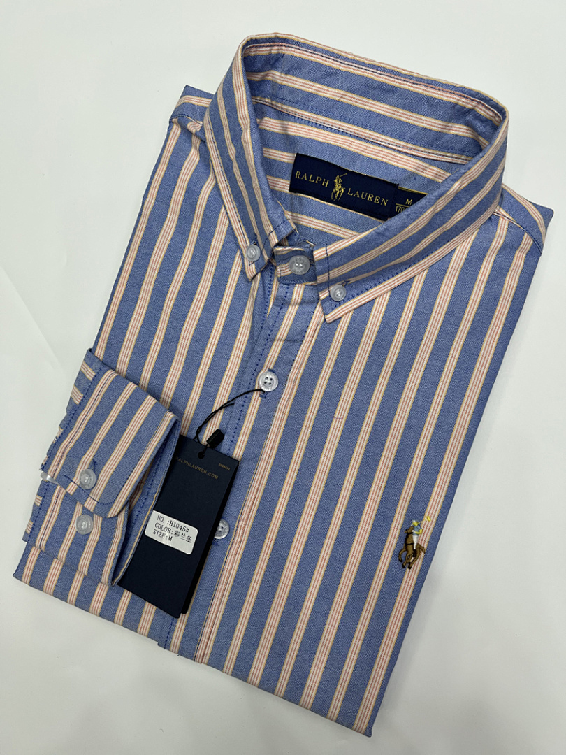 Ralph Lauren Striped Oxford Shirt · A2309 — תמונה 10