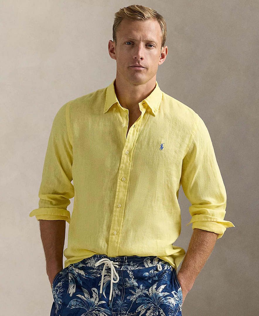 Ralph Lauren Classic Fit Linen Shirt · A2396 — תמונה 14