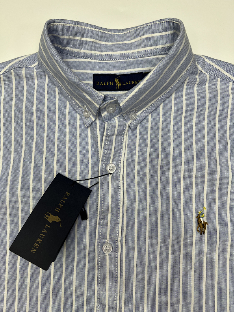 Ralph Lauren Striped Oxford Shirt · A2309 — תמונה 4