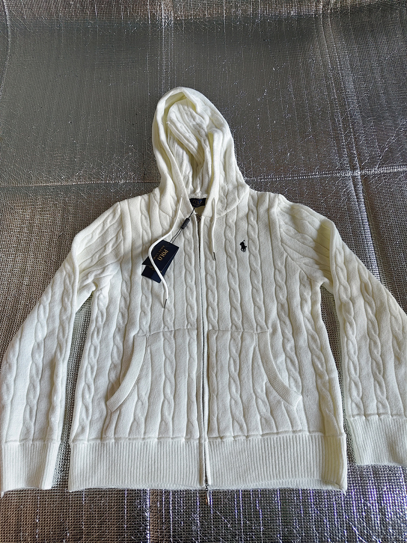 Ralph Lauren Cable-Knit Cotton Full-Zip Hoodie · A2732 — תמונה 11