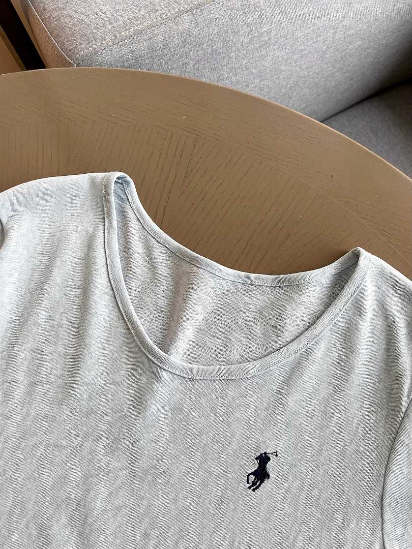 Ralph Lauren Shrunken Fit Jersey Long-Sleeve Tee · A3136 — תמונה 59